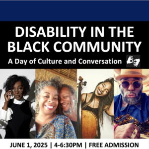 photos of 5 participants with text headline "Disability in the Black Community"